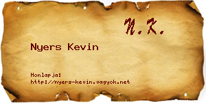 Nyers Kevin névjegykártya